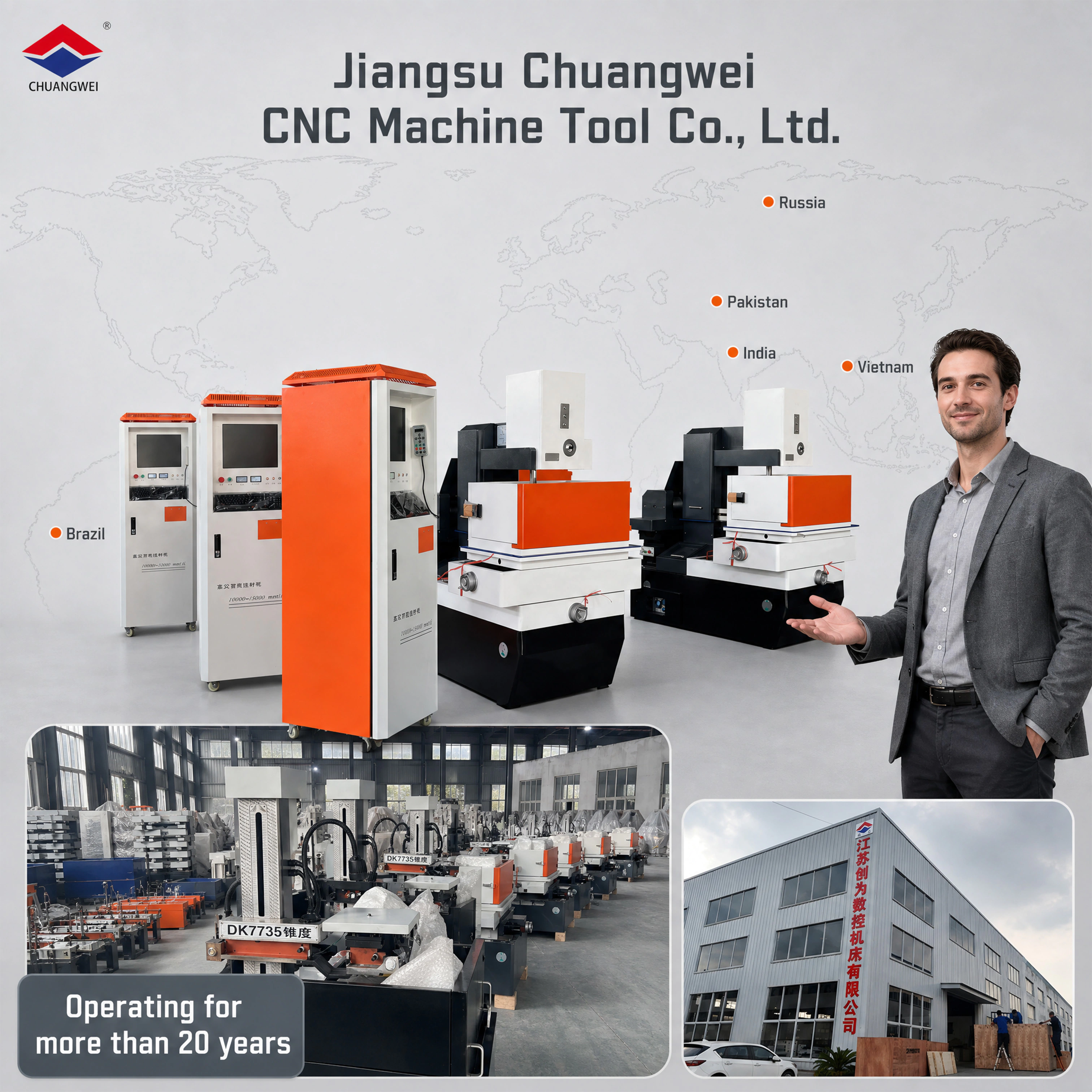 DK77 সিরিজ CNC ওয়্যার কাটা মেশিন